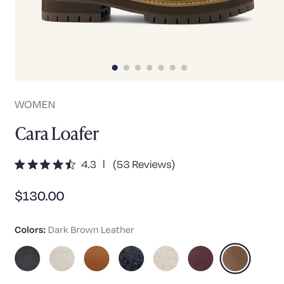 SOLD - TOMS Cara Loafer in Dark Brown - Picture 3 of 10